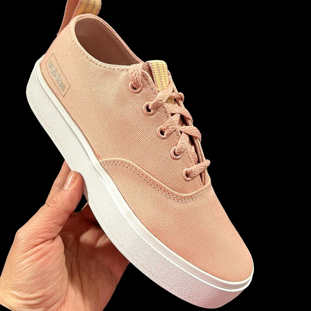 Adidas Broma Women's Skateboard Sneakers‎ Size 5.5 Spirit Glow Low Top Lace Up
